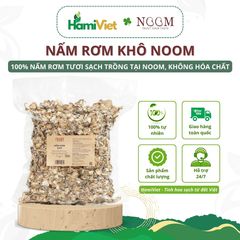 Nấm Rơm Khô Noom Nguyên Chất - Hương Vị Tự Nhiên, Thay Thế Bột Ngọt Cho Món Ăn Ngon Miệng, 100g/500g