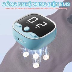 Băng quấn cố định massage cổ tay Nikio XY-02 - Công nghệ graphene, massage EMS, chườm nóng hỗ trợ phục hồi chấn thương hiệu quả