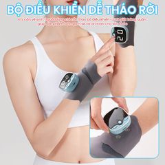 Băng quấn cố định massage cổ tay Nikio XY-02 - Công nghệ graphene, massage EMS, chườm nóng hỗ trợ phục hồi chấn thương hiệu quả