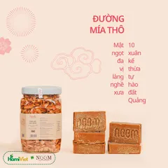 Đường Mía Thô 400g Noom - Nguyên Chất Rich Vitamin và Khoáng Chất, Dạng Vụn Giữ 100% Mật Nguyên Vẹn, Hữu Cơ Việt Nam