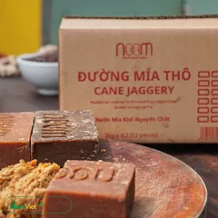Đường Mía Thô 1.5kg Noom - Dạng Vụn Nguyên Chất Giàu Vitamin và Khoáng Chất, Giữ Nguyên 100% Mật Tự Nhiên