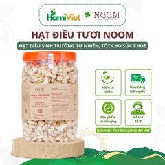 Hạt Điều Tươi Tách Vỏ Noom - Hạt Dinh Dưỡng Thơm Ngon, Vị Béo Ngọt Đặc Trưng, 300g và 1kg, Quà Tặng Tự Nhiên Hữu Cơ