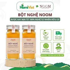 Bột nghệ Noom 100% sấy khô - Gia vị thảo dược tự nhiên giúp món ăn thêm hương vị và sức khỏe - Dạng bột 45g và 100g