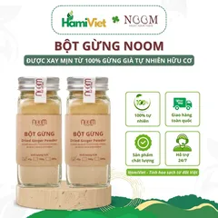 Bột Gừng Noom 100% Tây Giang - Gia Vị Thảo Dược Cay Đằm, Thơm Nồng Ấm, Hũ 45g/100g, Sử Dụng Đa Năng Trong Nấu Ăn & Thức Uống