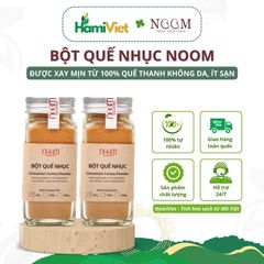 Bột Quế Nhục Noom 100% Từ Vỏ Quế Lâu Năm - Gia Vị Thảo Dược Tự Nhiên Việt Nam, Hỗ Trợ Sức Khỏe và Ẩm Thực Thượng Hạng