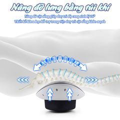 Máy massage thắt lưng Nikio NK-157 - Thiết bị trị liệu đa năng 5in1 với nhiệt hồng ngoại, laser, rung, quang phổ và túi khí