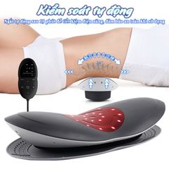 Máy massage thắt lưng Nikio NK-157 - Thiết bị trị liệu đa năng 5in1 với nhiệt hồng ngoại, laser, rung, quang phổ và túi khí