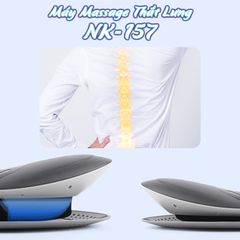 Máy massage thắt lưng Nikio NK-157 - Thiết bị trị liệu đa năng 5in1 với nhiệt hồng ngoại, laser, rung, quang phổ và túi khí