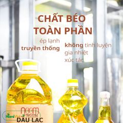 Dầu lạc ép lạnh Noom 500ML / 1.9L - 100% từ lạc hữu cơ, không tinh luyện, dầu nguyên chất, dùng chiên xào an toàn, chọn lựa cho sức khỏe