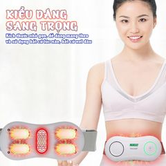 Máy Massage Bụng Nikio NK-161 - Công Nghệ EMS Kích Thích Cơ Kết Hợp Chườm Nóng, Giảm Mỡ Bụng Tại Nhà