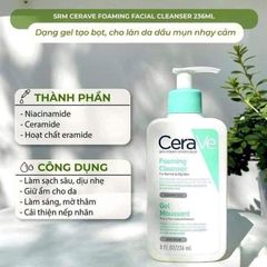 Sữa Rửa Mặt CeraVe Hydrating Cleanser 473ml - Sạch Sâu, Cấp Ẩm Đặc Biệt Cho Da Thường và Da Khô, Chính Hãng, Dưỡng Ẩm Mềm Mại