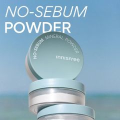 Phấn bột Innisfree No Sebum Mineral Powder 5g - Kiềm Dầu, Làm Mờ Lỗ Chân Lông, Phấn Trang Điểm Cho Da Dầu Và Hỗn Hợp Chính Hãng