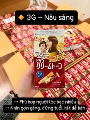 Nhuộm Tóc Nâu Hạt Dẻ Bigen Nhật Bản - Phủ Bạc Tự Nhiên, Không Gây Hại Tóc, Đổi Mới Phong Cách An Toàn cho Tóc Bạn