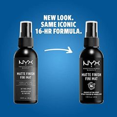 Xịt Khóa Nền NYX Dewy & Matte Finish Setting Spray 60ml - Giữ Lớp Trang Điểm Bền Đẹp, Độ Ẩm Tự Nhiên, Chính Hãng