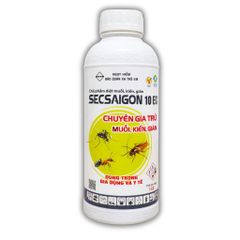 SECSAIGON 10SC Chai Nhôm 1 Lít Diệt Muỗi, Gián, Kiến và Côn Trùng Khác Hiệu Quả Cao - GIẢI PHÁP  CHO MỌI GIA ĐÌNH
