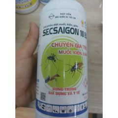 SECSAIGON 10SC Chai Nhôm 1 Lít Diệt Muỗi, Gián, Kiến và Côn Trùng Khác Hiệu Quả Cao - GIẢI PHÁP  CHO MỌI GIA ĐÌNH