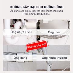 Bột Thông Tắc Cống Thần Thánh Hương Chanh Bạc Hà (Combo 5 Hộp) - Giải Pháp Tiện Lợi Xử Lý Tắc Nghẽn Đường Ống Nhanh Chóng