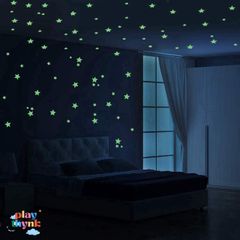 Đèn LED Dán Tường 200 Ngôi Sao Dạ Quang - Chiếu Sáng Đêm Tối, Trang Trí Phòng Ngủ Trẻ Em, Sáng Tạo Không Gian Chuyên Nghiệp