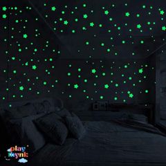Đèn LED Dán Tường 200 Ngôi Sao Dạ Quang - Chiếu Sáng Đêm Tối, Trang Trí Phòng Ngủ Trẻ Em, Sáng Tạo Không Gian Chuyên Nghiệp