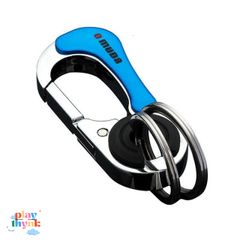 Bộ 3 Móc Khóa OMUDA 3754 - Phụ Kiện Thời Trang Sang Trọng, Độc Đáo, Màu Xanh Dương, Quà Tặng Thú Vị cho Bạn Bè và Người Thân