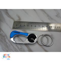 Bộ 3 Móc Khóa OMUDA 3754 - Phụ Kiện Thời Trang Sang Trọng, Độc Đáo, Màu Xanh Dương, Quà Tặng Thú Vị cho Bạn Bè và Người Thân