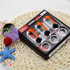 Bộ 3 Móc Khóa OMUDA 3754 - Phụ Kiện Thời Trang Sang Trọng, Độc Đáo, Màu Xanh Dương, Quà Tặng Thú Vị cho Bạn Bè và Người Thân