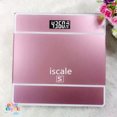 Cân Sức Khỏe Điện Tử ISCALE SE - Thiết Kế Sang Trọng, Kính Cường Lực, Tải Trọng 180kg, Dễ Dàng Theo Dõi Sức Khỏe Gia Đình