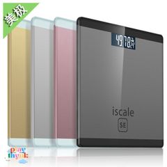 Cân Sức Khỏe Điện Tử ISCALE SE - Thiết Kế Sang Trọng, Kính Cường Lực, Tải Trọng 180kg, Dễ Dàng Theo Dõi Sức Khỏe Gia Đình