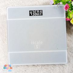 Cân Sức Khỏe Điện Tử ISCALE SE - Thiết Kế Sang Trọng, Kính Cường Lực, Tải Trọng 180kg, Dễ Dàng Theo Dõi Sức Khỏe Gia Đình