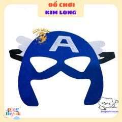 Khẩu Trang Vải Siêu Anh Hùng Iron Man, Captain America, Hulk - Mặt Nạ Halloween Chất Liệu Mềm, Phụ Kiện Hóa Trang Thú Vị
