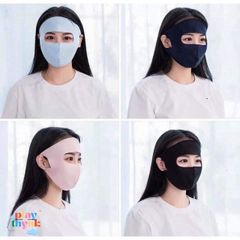 Khẩu Trang Ninja Kín Mặt Chống UV - Kiểu Dáng Đẹp, Thoáng Khí, Đầy Phong Cách Cho Mùa Hè Nắng Chói!