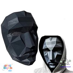 Mặt Nạ Gác Cổng Squid Game - Phụ Kiện Hóa Trang Halloween Cho Nam Nữ, Cosplay Siêu Đẳng Thảo Mộc Trò Chơi Con Mực