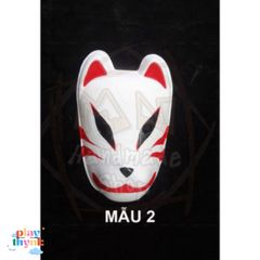 Mặt Nạ Cosplay Hình Cáo Độc Đáo Halloween - Vẽ Theo Yêu Cầu, Phụ Kiện Thời Trang Hóa Trang Nghệ Thuật