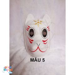 Mặt Nạ Cosplay Hình Cáo Độc Đáo Halloween - Vẽ Theo Yêu Cầu, Phụ Kiện Thời Trang Hóa Trang Nghệ Thuật