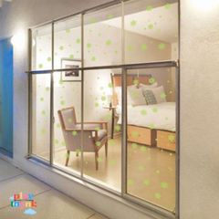 Miếng Dán Cửa Sổ Dạ Quang Mẫu Bông Tuyết - Đồ Trang Trí Nhà Cửa Độc Đáo, Thân Thiện Môi Trường, PVC Chất Lượng Cao