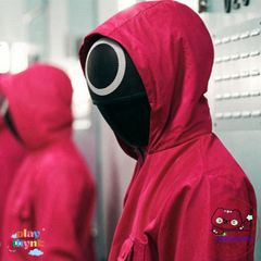 Mặt Nạ Squid Game - Mặt Nạ Thời Trang Cho Bữa Tiệc Hóa Trang Halloween, Cosplay, Đạo Cụ Diễn Xuất
