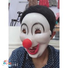 Mặt Nạ Hóa Trang Thỏ Mũi Hề Đáng Yêu - Chất Liệu Nhựa Bền Đẹp, Hình Ảnh Thật, Số Mã NKL38
