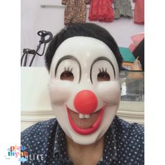 Mặt Nạ Hóa Trang Thỏ Mũi Hề Đáng Yêu - Chất Liệu Nhựa Bền Đẹp, Hình Ảnh Thật, Số Mã NKL38