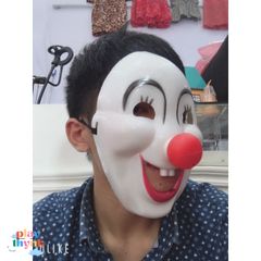 Mặt Nạ Hóa Trang Thỏ Mũi Hề Đáng Yêu - Chất Liệu Nhựa Bền Đẹp, Hình Ảnh Thật, Số Mã NKL38