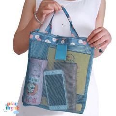 Túi Lưới Du Lịch Biển Tiện Lợi - Thiết Kế Nhỏ Gọn, Thời Trang, Chất Liệu Cao Cấp, Dễ Quan Sát Đồ Đạc, Phù Hợp Đi Nghỉ Mát