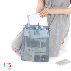 Túi Lưới Du Lịch Biển Tiện Lợi - Thiết Kế Nhỏ Gọn, Thời Trang, Chất Liệu Cao Cấp, Dễ Quan Sát Đồ Đạc, Phù Hợp Đi Nghỉ Mát