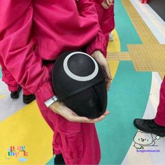 Mặt Nạ Cosplay Squid Game - Biến Hóa Nhân Vật Lính Hình Tròn, Tam Giác, Vuông Cho Halloween và Tiệc Tùng, Quà Tặng Tuyệt Vời