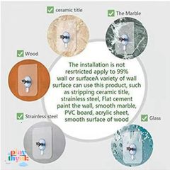 Bộ 50 ốc vít tự dán Gpro - Dụng cụ treo cố định mạnh mẽ, không khoan, bền bỉ cho mọi bề mặt tường