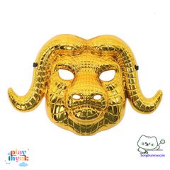 Mặt Nạ Squid Game Vàng - Đẳng Cấp Halloween Phụ Kiện Thời Trang Cosplay Trò Chơi Con Mực, Chất Liệu An Toàn, Giao Hàng Nhanh
