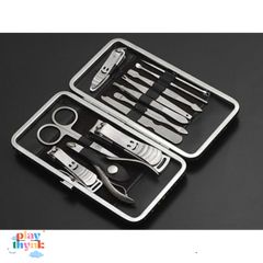 Bộ Dụng Cụ Làm Móng Tay & Móng Chân 12 Món Rgoood - Chất liệu Thép Không Gỉ, Hộp Sang Trọng, Tiện Dụng Tại Nhà