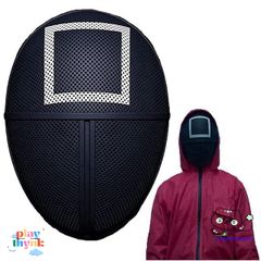 Mặt Nạ Lính Gác Squid Game - Phụ Kiện Hóa Trang Độc Đáo Cho Người Lớn & Trẻ Em, Đồ Chơi Tiệc Tùng Halloween, Cosplay