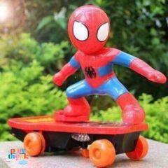 Mô Phỏng Người Nhện Lướt Ván Phát Sáng - Đồ Chơi An Toàn Cho Trẻ Em Từ 2 Tuổi - Thích Hợp Cho Fan Spider Man