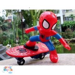 Mô Phỏng Người Nhện Lướt Ván Phát Sáng - Đồ Chơi An Toàn Cho Trẻ Em Từ 2 Tuổi - Thích Hợp Cho Fan Spider Man