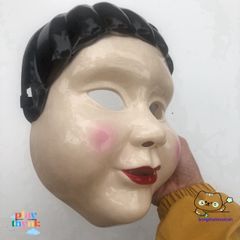 Mặt Nạ Robot Squid Game - Đồ Chơi Hóa Trang Halloween An Toàn, Chất Liệu PVC, Đạo Cụ Cosplay Độc Đáo, Hot Trend 2021