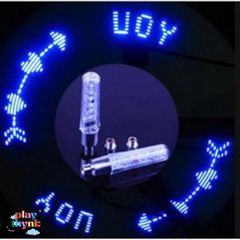Bộ 2 Đèn LED Gắn Van Xe Tạo Chữ Khi Chạy Cực Đẹp MSV57 - Phụ Kiện Xe Máy, Xe Đạp Độc Đáo